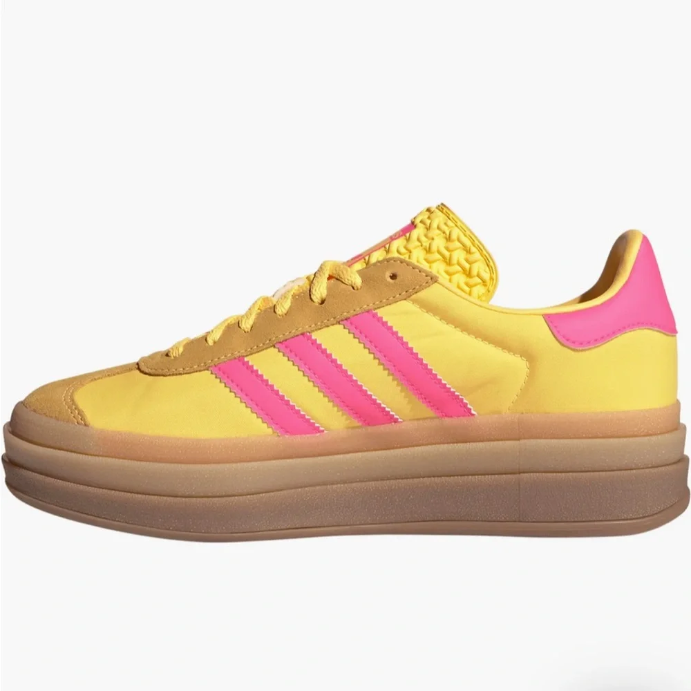 New Adidas Gazelle Bold Spark Lucid Pink - Picture 4 of 8